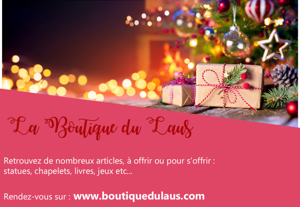 Le magasin du Laus ouvre une boutique en ligne