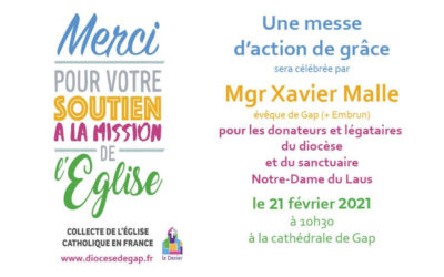MGR XAVIER MALLE VOUS REMERCIE