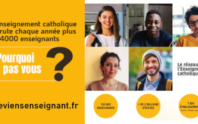 L’ENSEIGNEMENT CATHOLIQUE RECRUTE DES ENSEIGNANTS