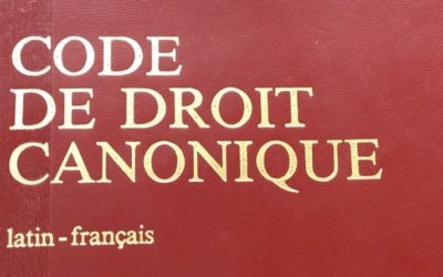 LE NOUVEAU CODE DE DROIT PÉNAL DE L’EGLISE CATHOLIQUE S’APPLIQUE À PARTIR DU 8 DÉCEMBRE 2021