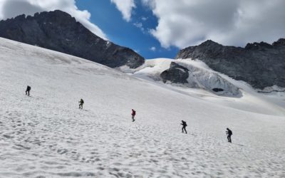 Le 30 juin 2022, 25 prêtres et diacres du diocèse de Gap et Embrun se sont retrouvés à la Grave et au col du Lautaret pour leur journée de convivialité.