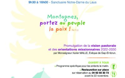 INVITATION RASSEMBLEMENT DIOCESAIN MISSION ALTITUDE 26/11/22 AU LAUS