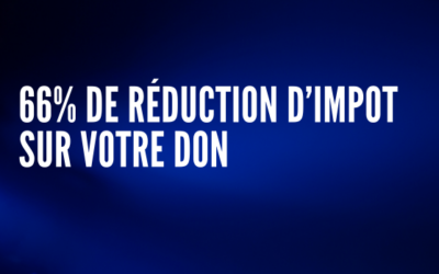 66% de déduction fiscale sur votre don